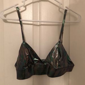 Iridescent Bralette Urban Outfitters